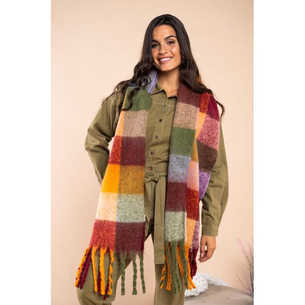 bufanda cuadros colores