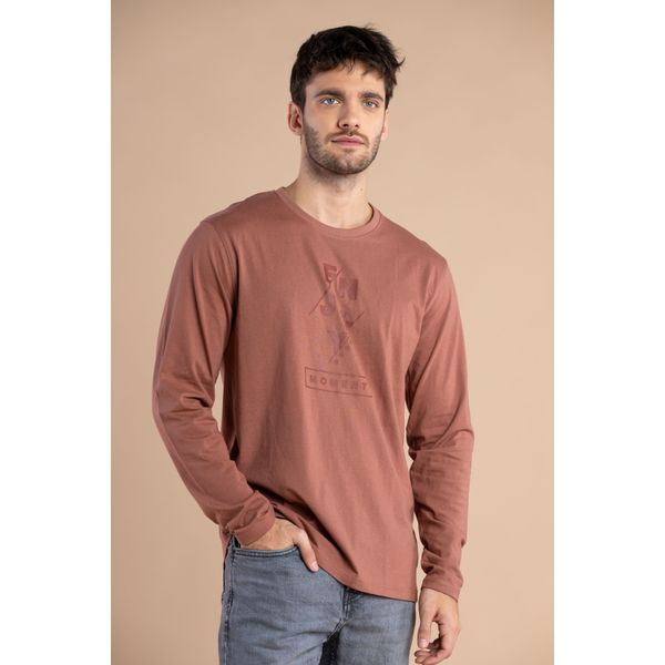 REMERA ESTAMPA ENJOY LADRILLO